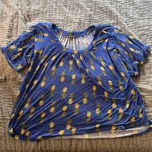 Blue Pineapple Shirt